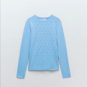 Zara Knit Heart Sweater